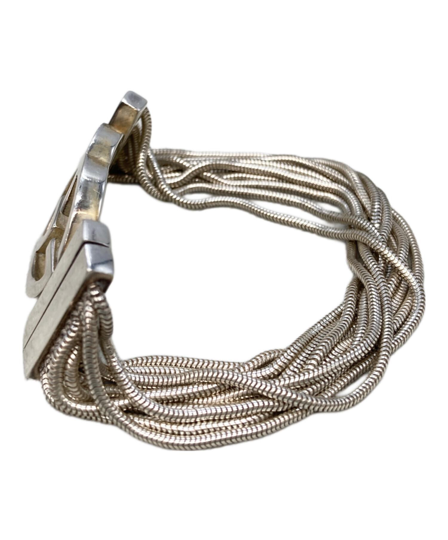 中古・古着通販】GUCCI (グッチ) GGロゴ チェーンブレスレット