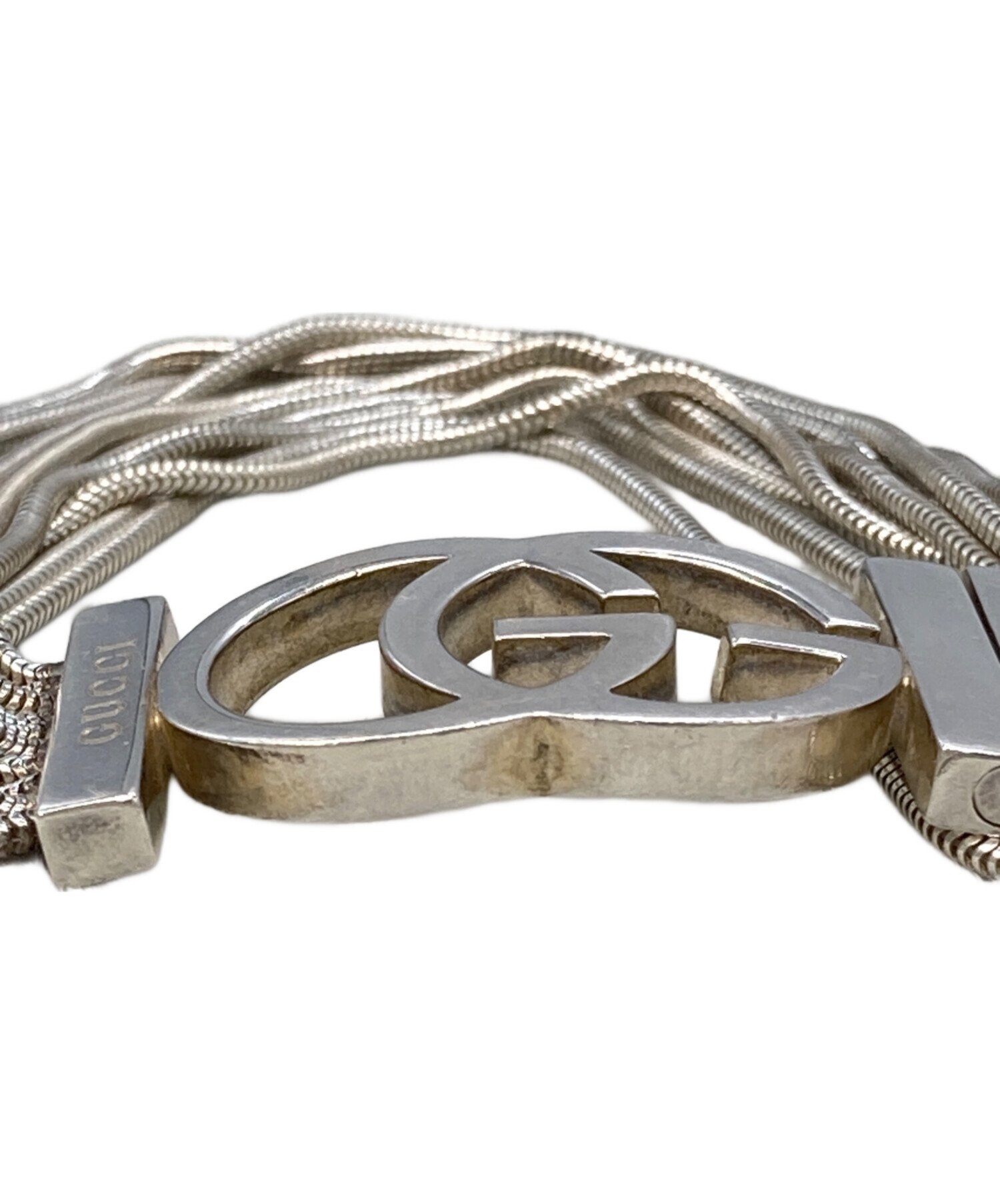 中古・古着通販】GUCCI (グッチ) GGロゴ チェーンブレスレット