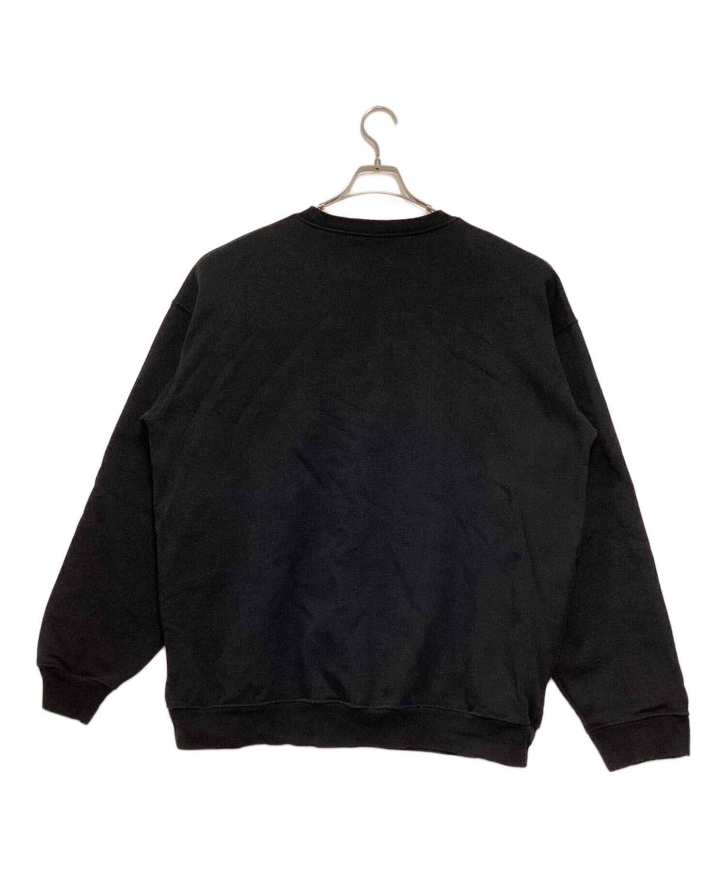 中古・古着通販】Dime (ダイム) エンブロイダリースウェット ブラック