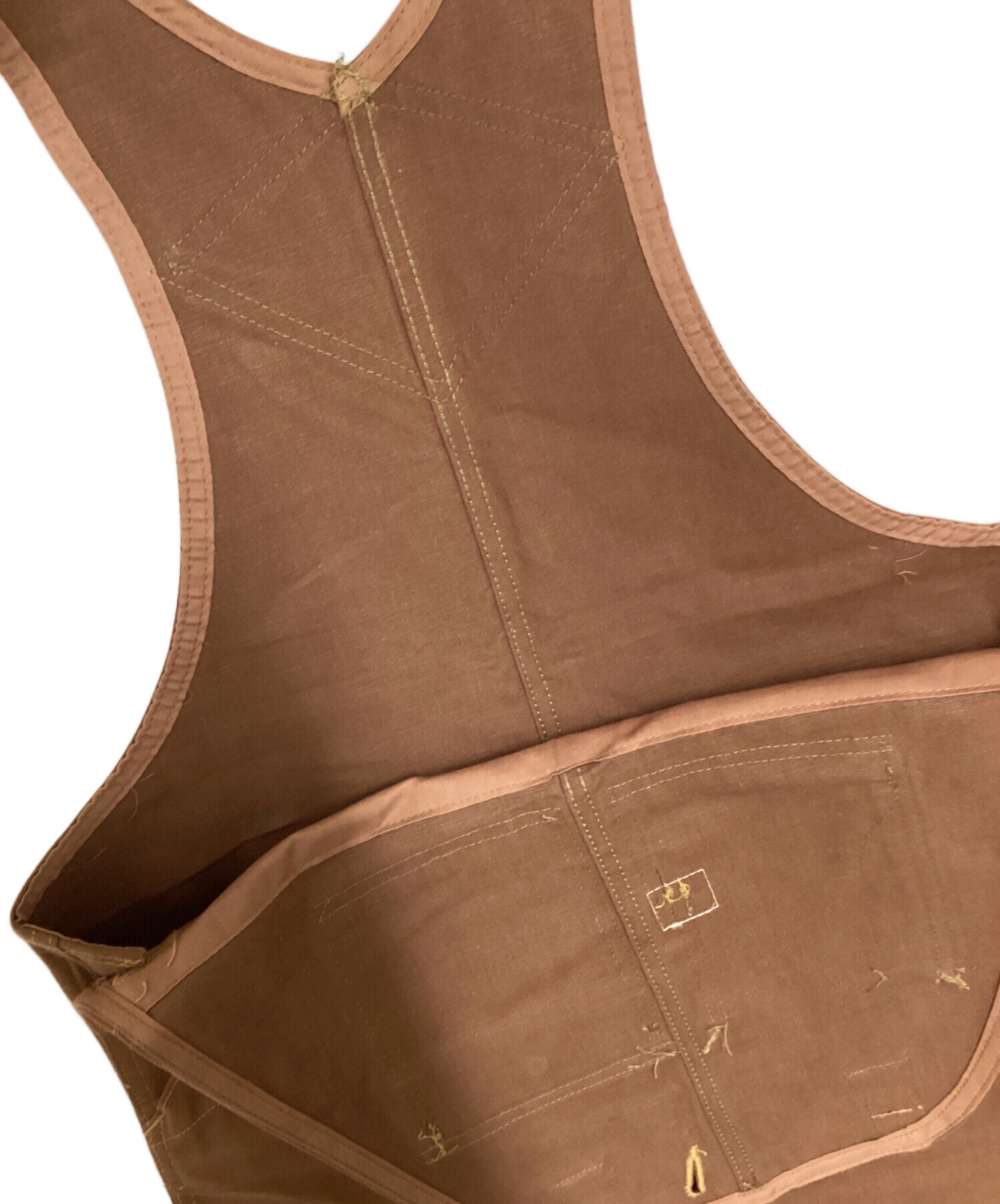 【最終値下げ！！】Carhartt ブラウンオーバーオール Carhartt（カーハート） オーバーオール サロペット ワッペン ダック