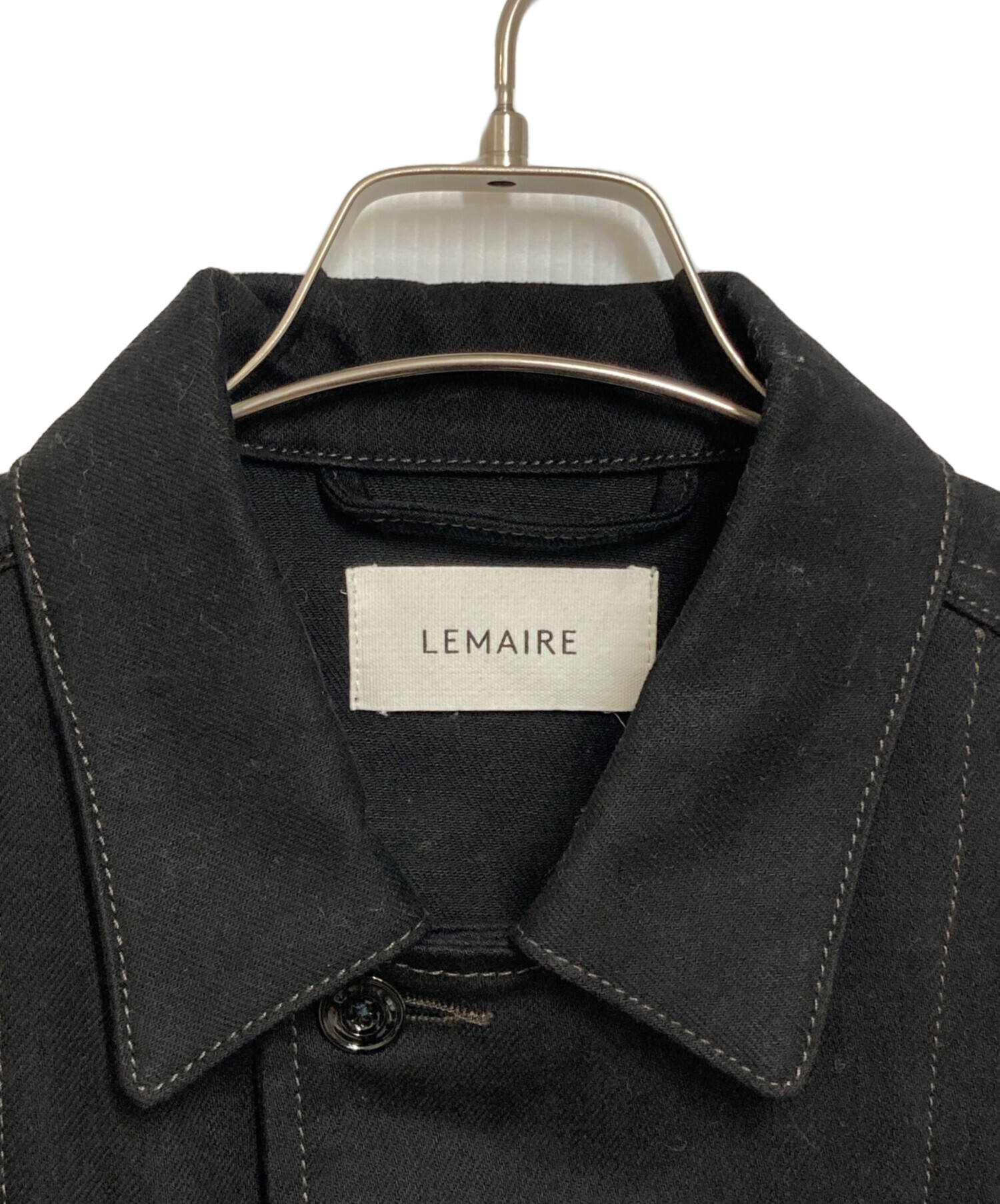 中古・古着通販】LEMAIRE (ルメール) BOXY JACKET ブラック サイズ:M