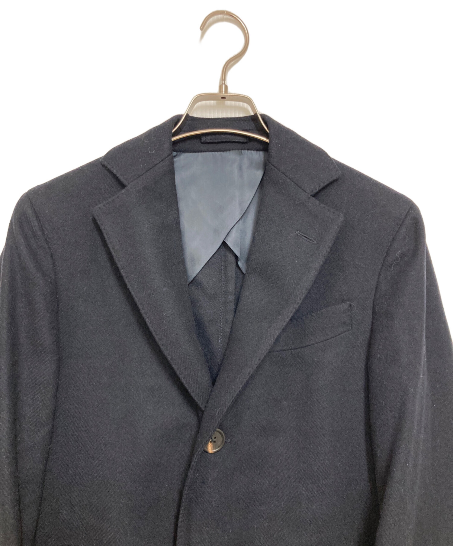 中古・古着通販】LARDINI (ラルディーニ) 3Bチェスターコート ネイビー