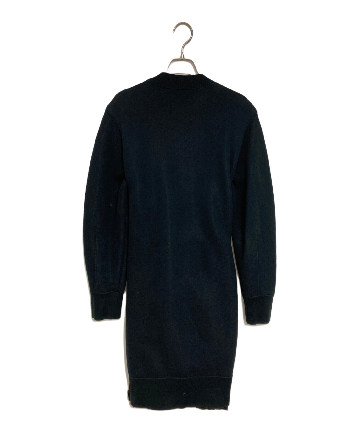 中古・古着通販】sacai (サカイ) Sponge Sweat MA-1 Dress ネイビー
