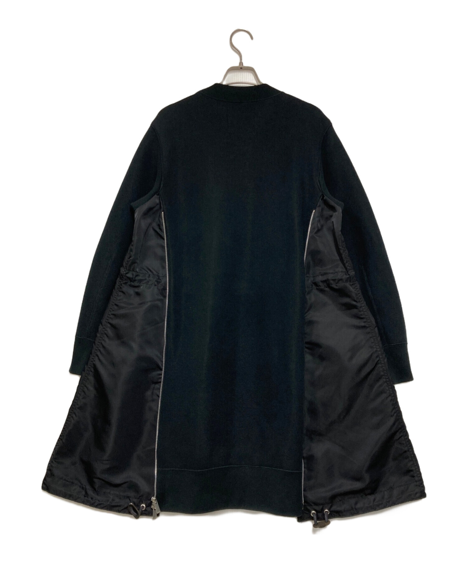中古・古着通販】sacai (サカイ) Sponge Sweat MA-1 Dress ネイビー