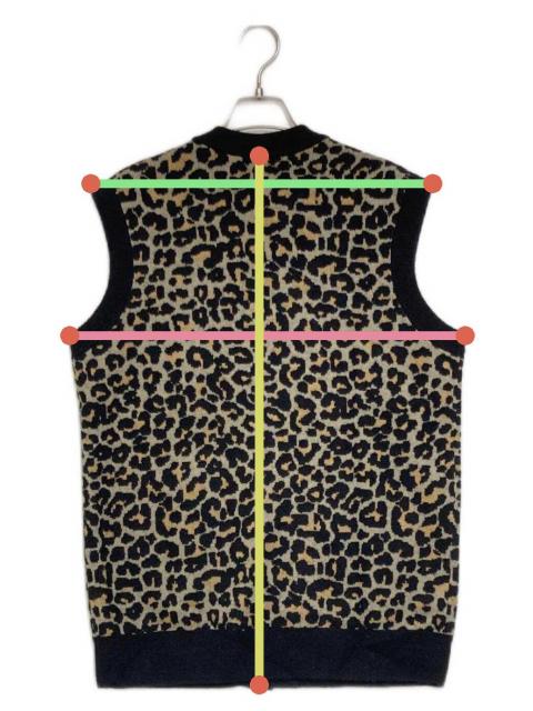 中古・古着通販】FRED PERRY (フレッドペリー) レオパードニットベスト