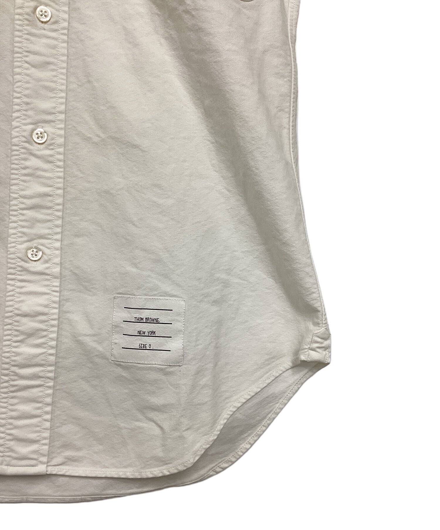中古・古着通販】Thom Browne (トムブラウン) 5分袖ボタンダウンシャツ 