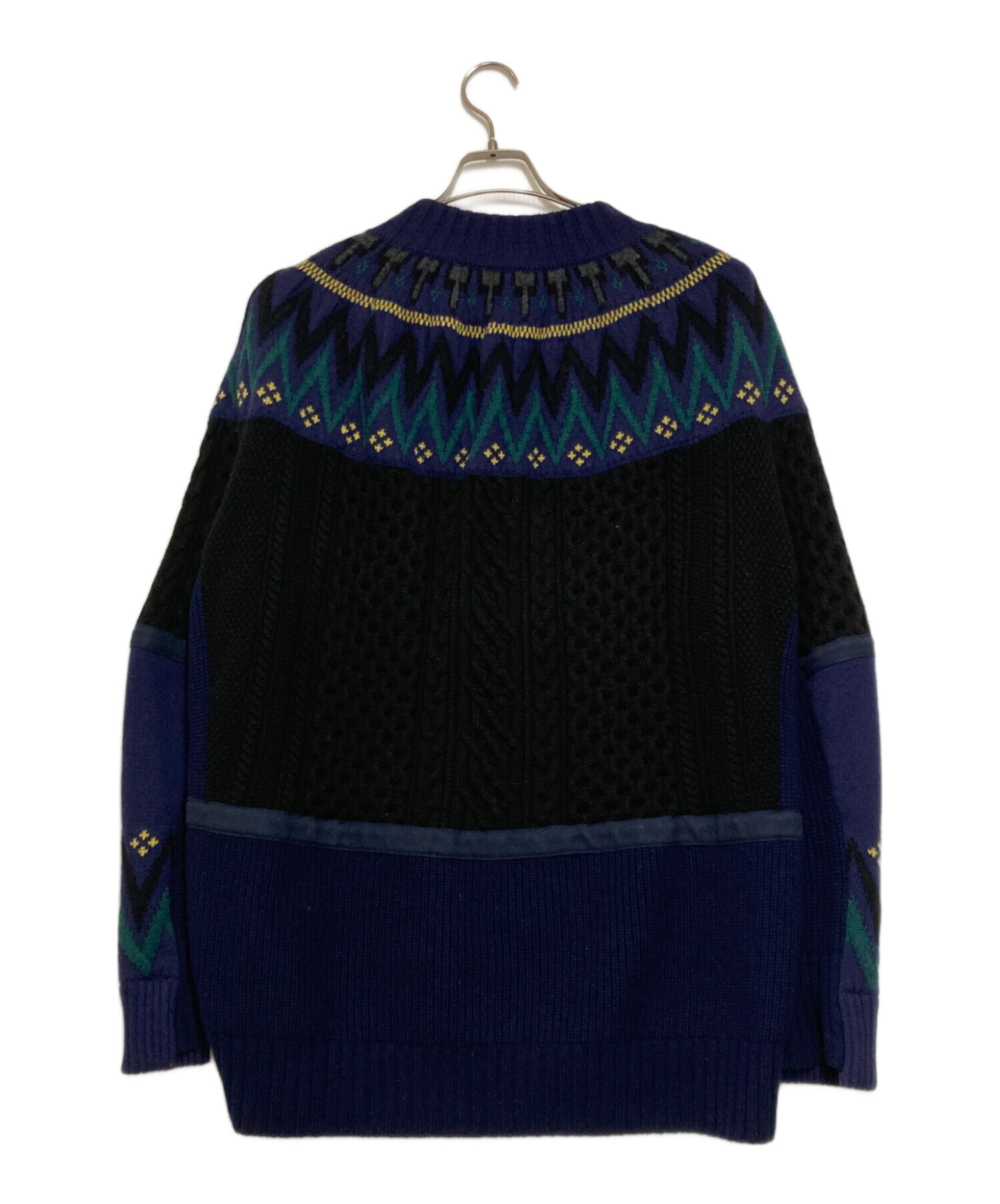 鷹*様 sacai ライダースニット 3 鷹*様 sacai ライダースニット 3