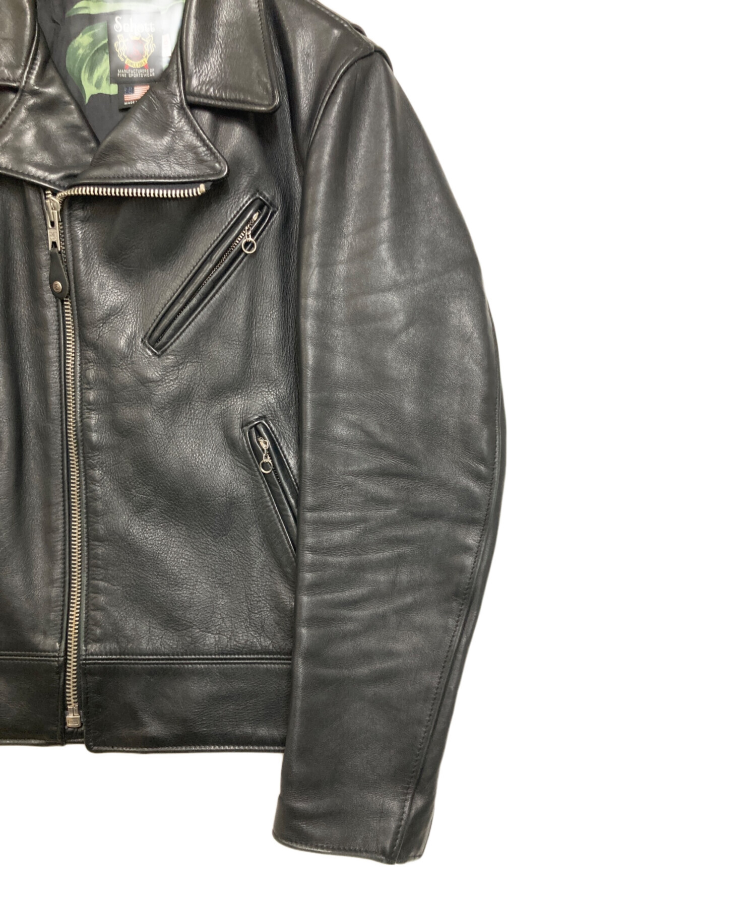 中古・古着通販】stussy (ステューシー) Schott (ショット) ダブル