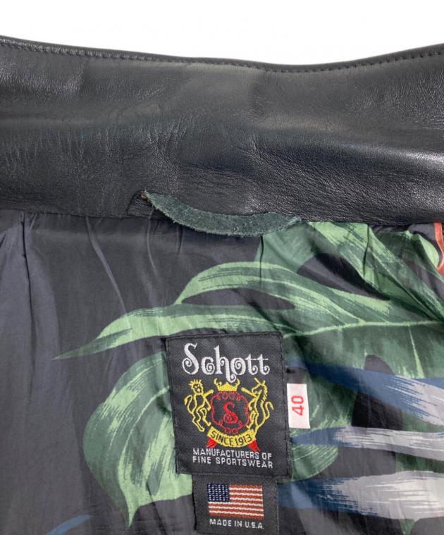 中古・古着通販】stussy (ステューシー) Schott (ショット) ダブル
