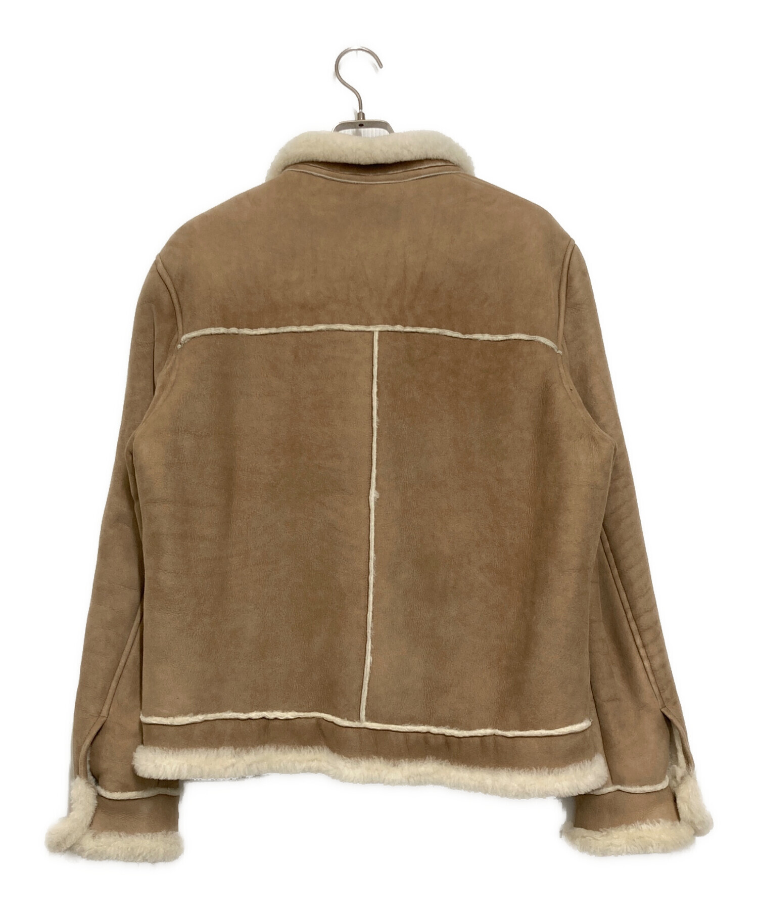 クリーニング済み☆Papas パパス コーデュロイ ジャケット M ベージュ