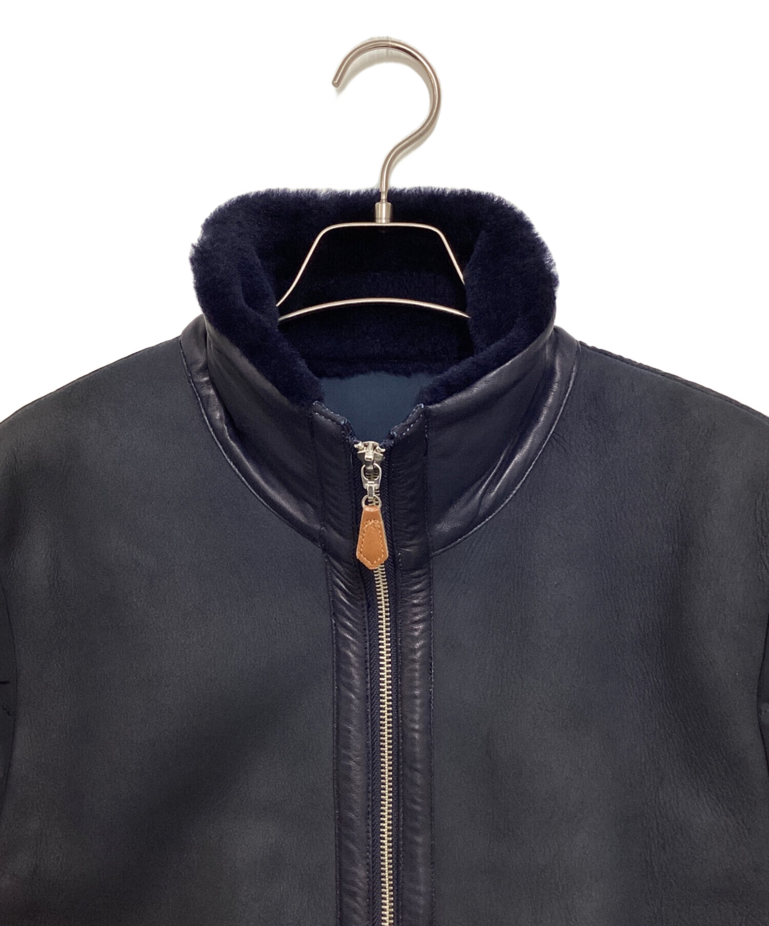 中古・古着通販】PAPAS PLUS (パパスプラス) ムートン切替ダウン