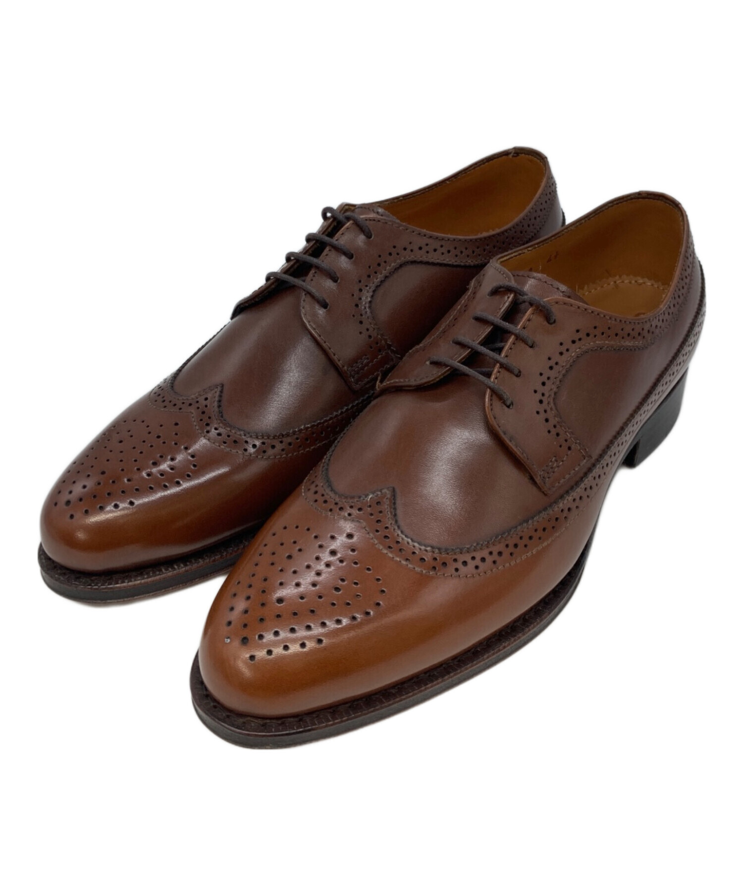 Jalan Sriwijaya ジャランスリワヤ ブラウンウィングチップ 中古・古着通販】Jalan Sriwijaya (ジャランスリウァヤ) ウィング