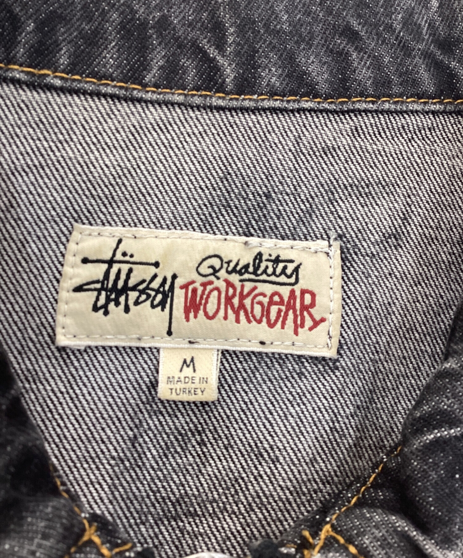 中古・古着通販】stussy (ステューシー) WORLDWIDE ZIP WORK JACKET
