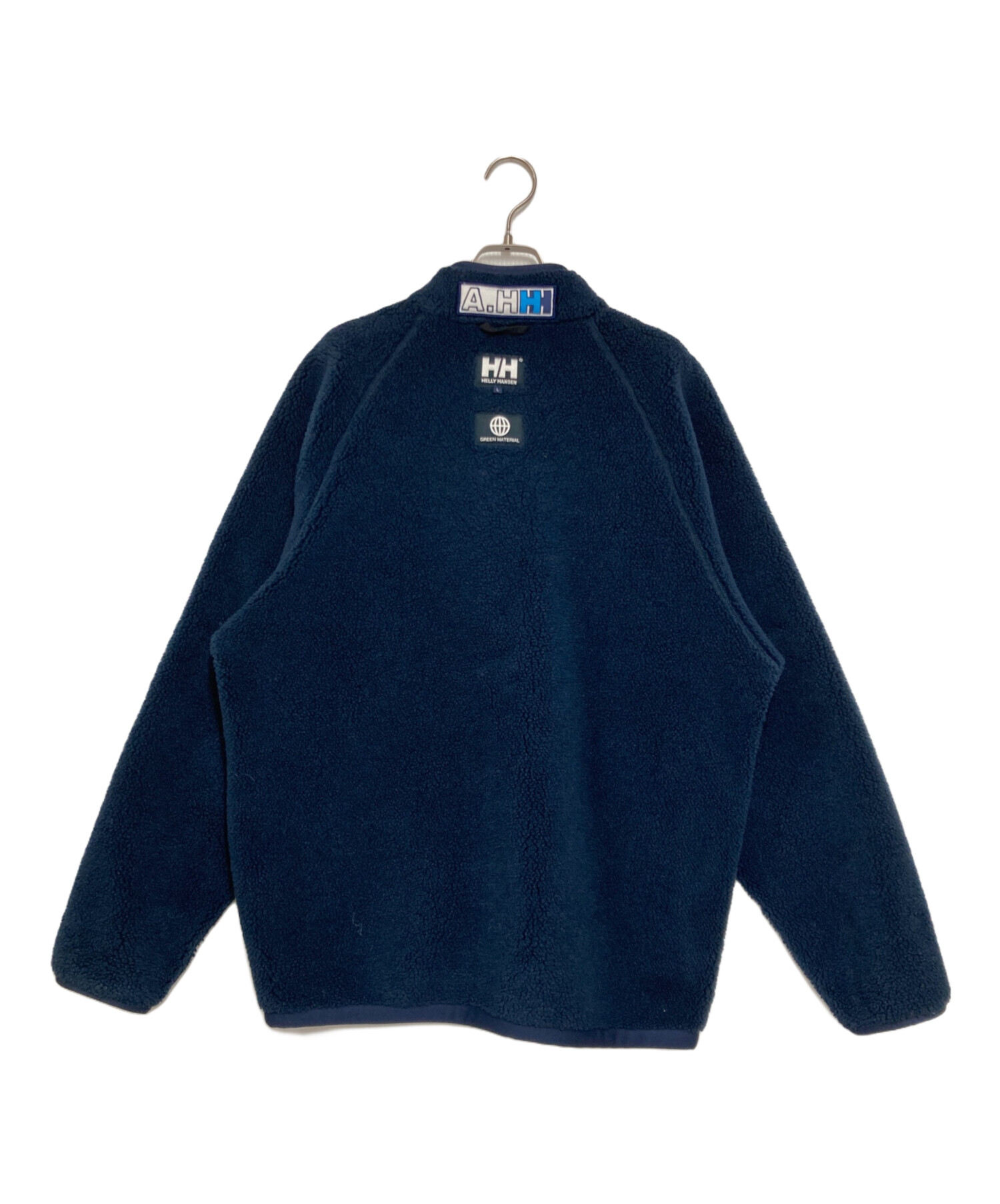 ヘリーハンセン　ボア　ネイビー HELLY HANSEN（ヘリーハンセン） ファイバーパイルサーモフーディー