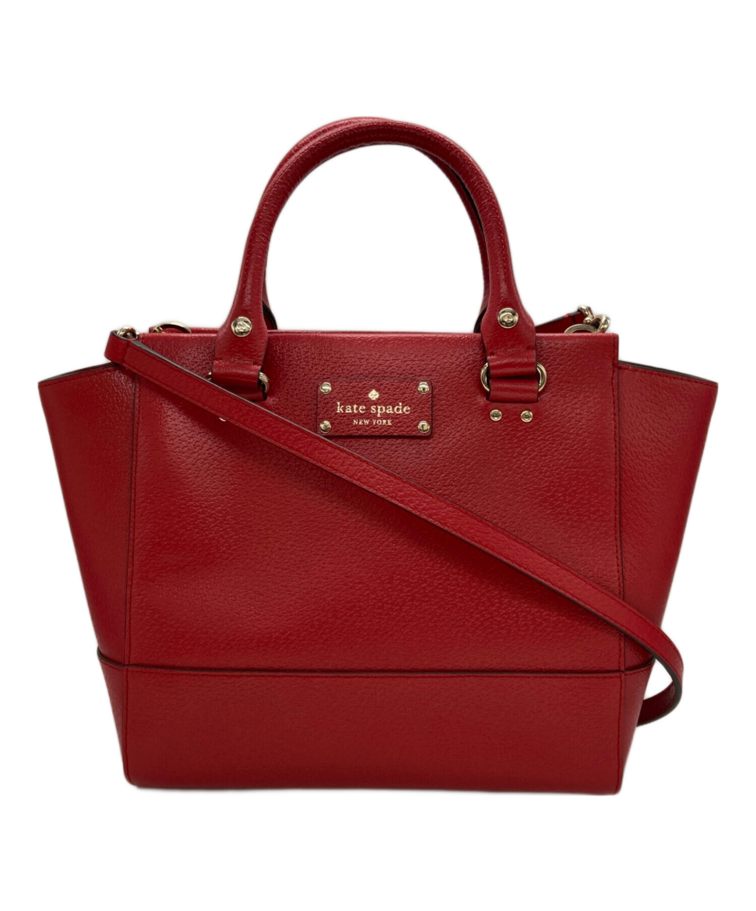 ケイトスペード2WAYバッグ　新品・未使用品 中古・古着通販】Kate Spade (ケイトスペード) 2WAYバッグ レッド