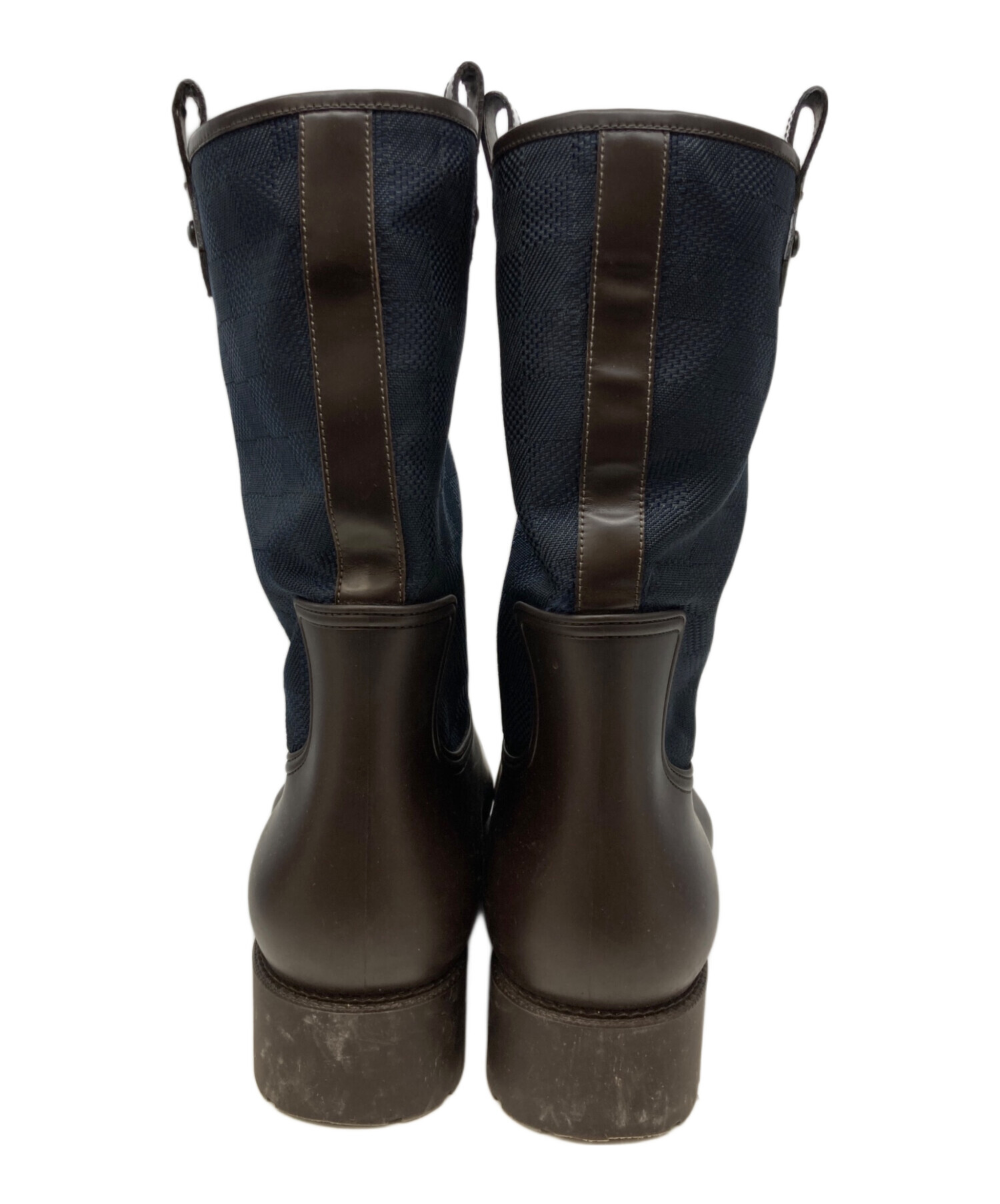 ルイヴィトン　メンズ　ダミエ柄　ブーツ 楽天市場】LOUIS VUITTON ルイ・ヴィトン ダミエ ワラビー アンクル