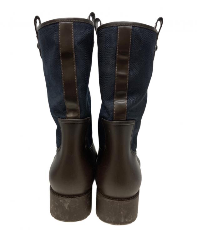 LOUIS VUITTON ダミエ ロングブーツ 中古・古着通販】LOUIS VUITTON (ルイ ヴィトン) ダミエ グラフィット