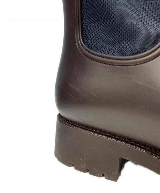 ルイヴィトン ダミエ　ペコスブーツ 中古・古着通販】LOUIS VUITTON (ルイ ヴィトン) ダミエ グラフィット