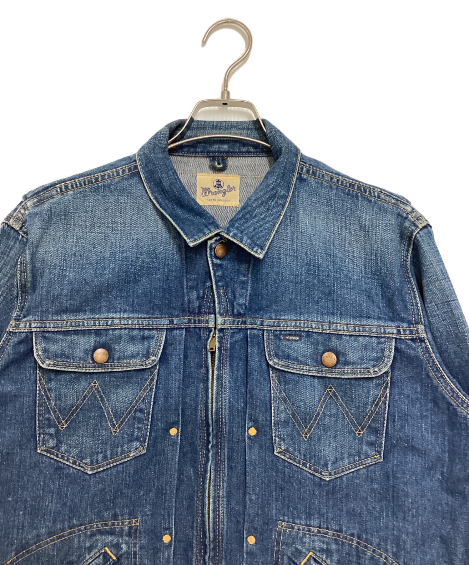 中古・古着通販】Wrangler (ラングラー) ジップアップデニムジャケット