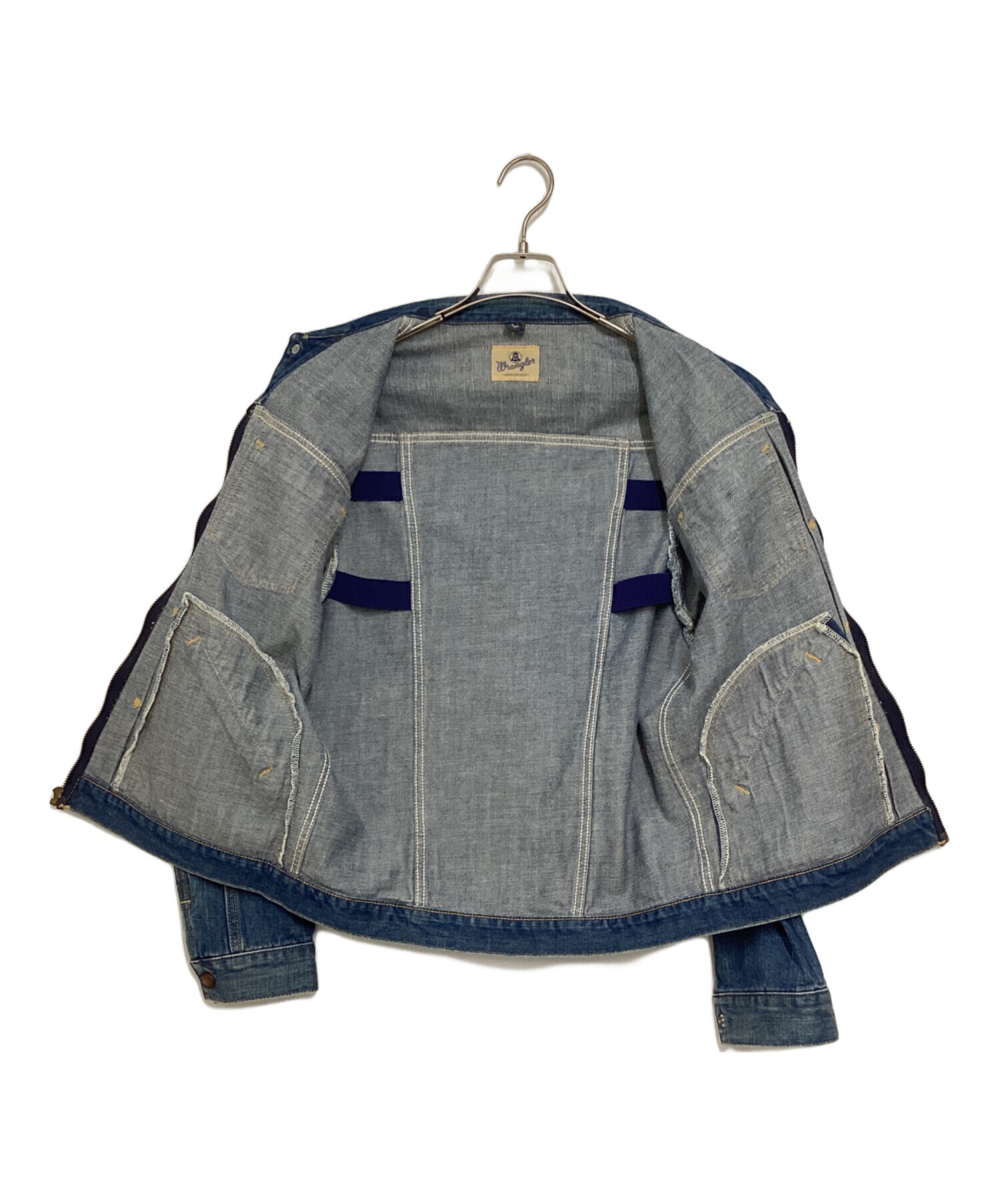 中古・古着通販】Wrangler (ラングラー) ジップアップデニムジャケット 