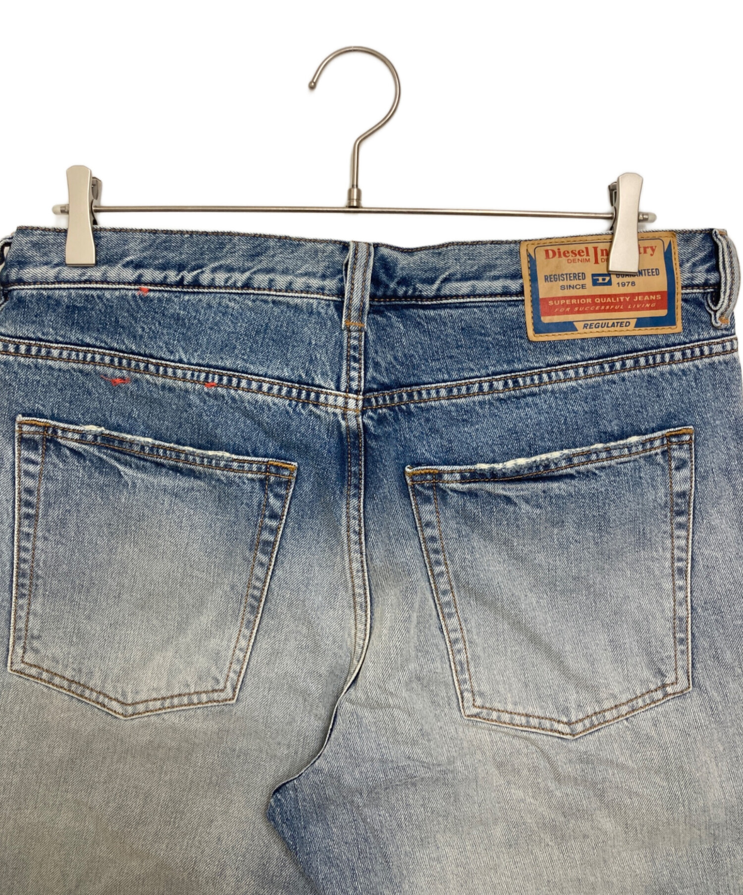 中古・古着通販】DIESEL (ディーゼル) ダメージ加工デニムパンツ