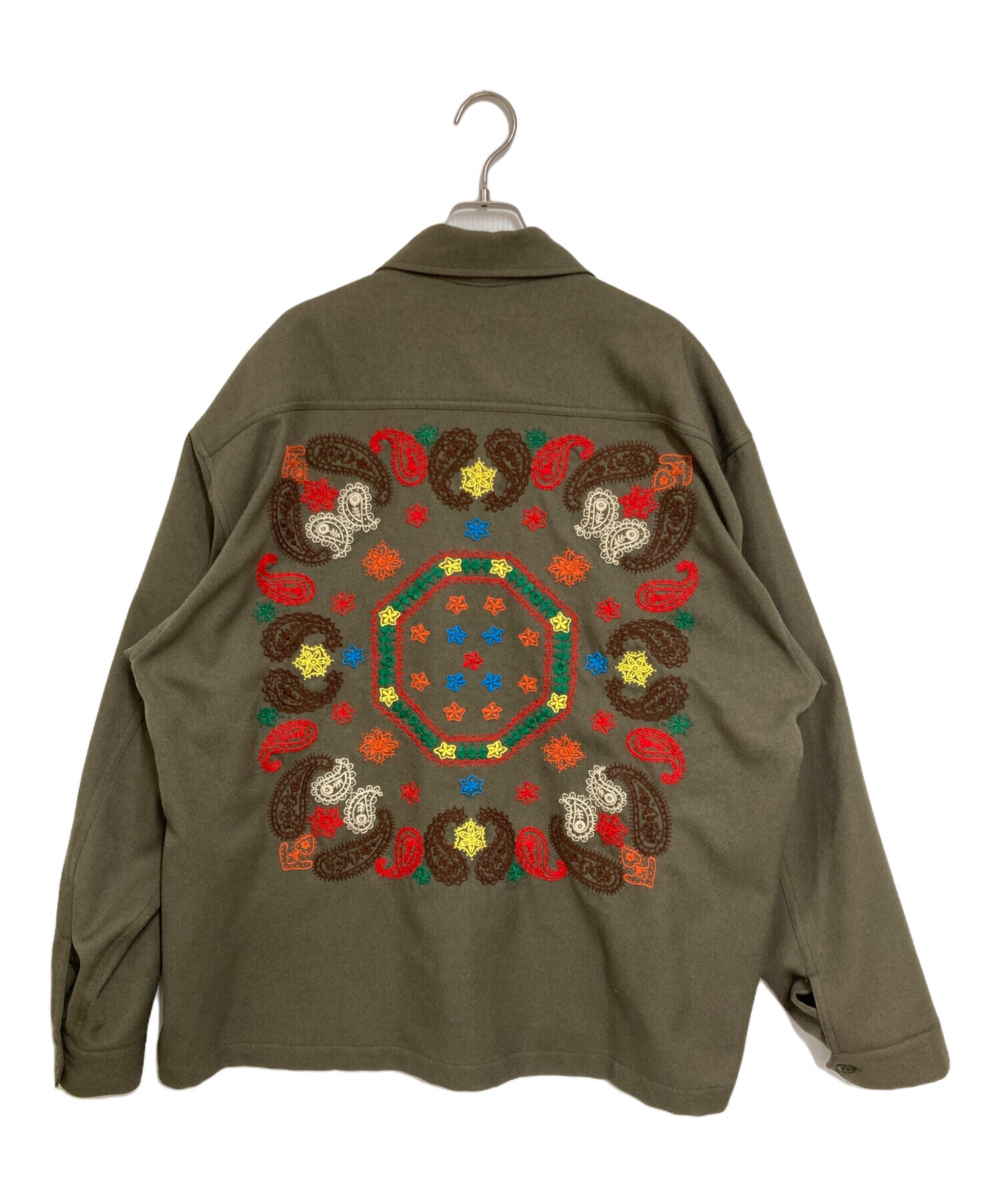 中古・古着通販】IROQUOIS (イロコイ) AE HAND-EMBROIDERY ARMY SH 