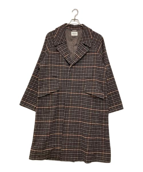 monkey time MELTON OVERCOAT チェスターコート グレー MONKEY TIME（モンキータイム）の「＜monkey time＞ BV MELTON OVER