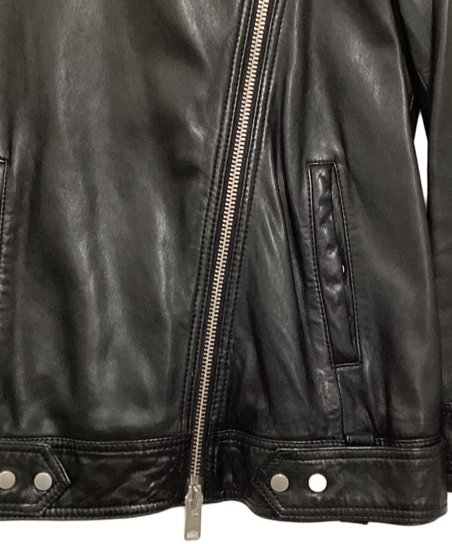 ALLSAINTS ダブルライダースジャケット ブラック ALLSAINTS ダブルライダースジャケット オールセインツ レザー