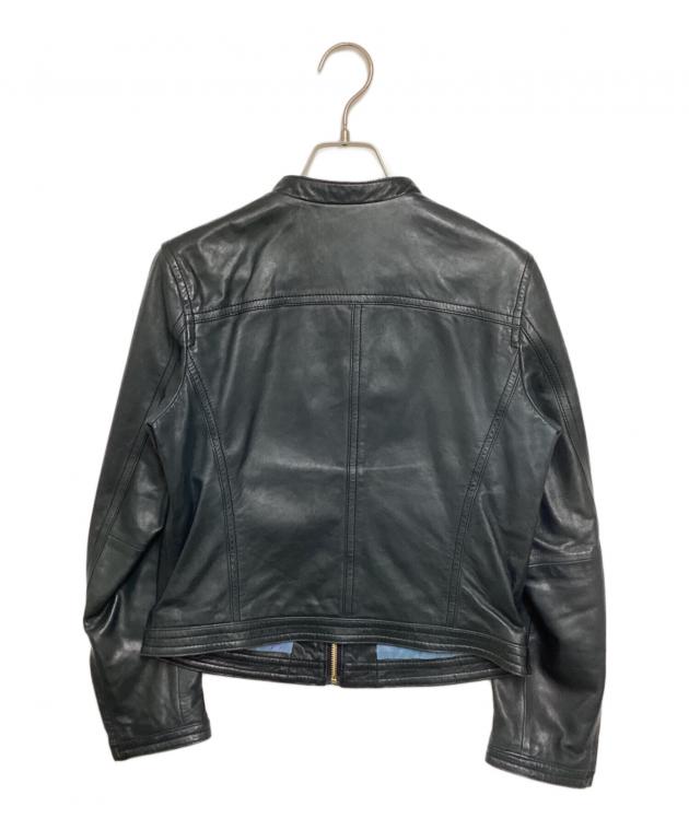 美品✨定番◎トゥモローランドコレクション ラムレザージップアップブルゾン 36 中古・古着通販】TOMORROW LAND collection (トゥモローランド