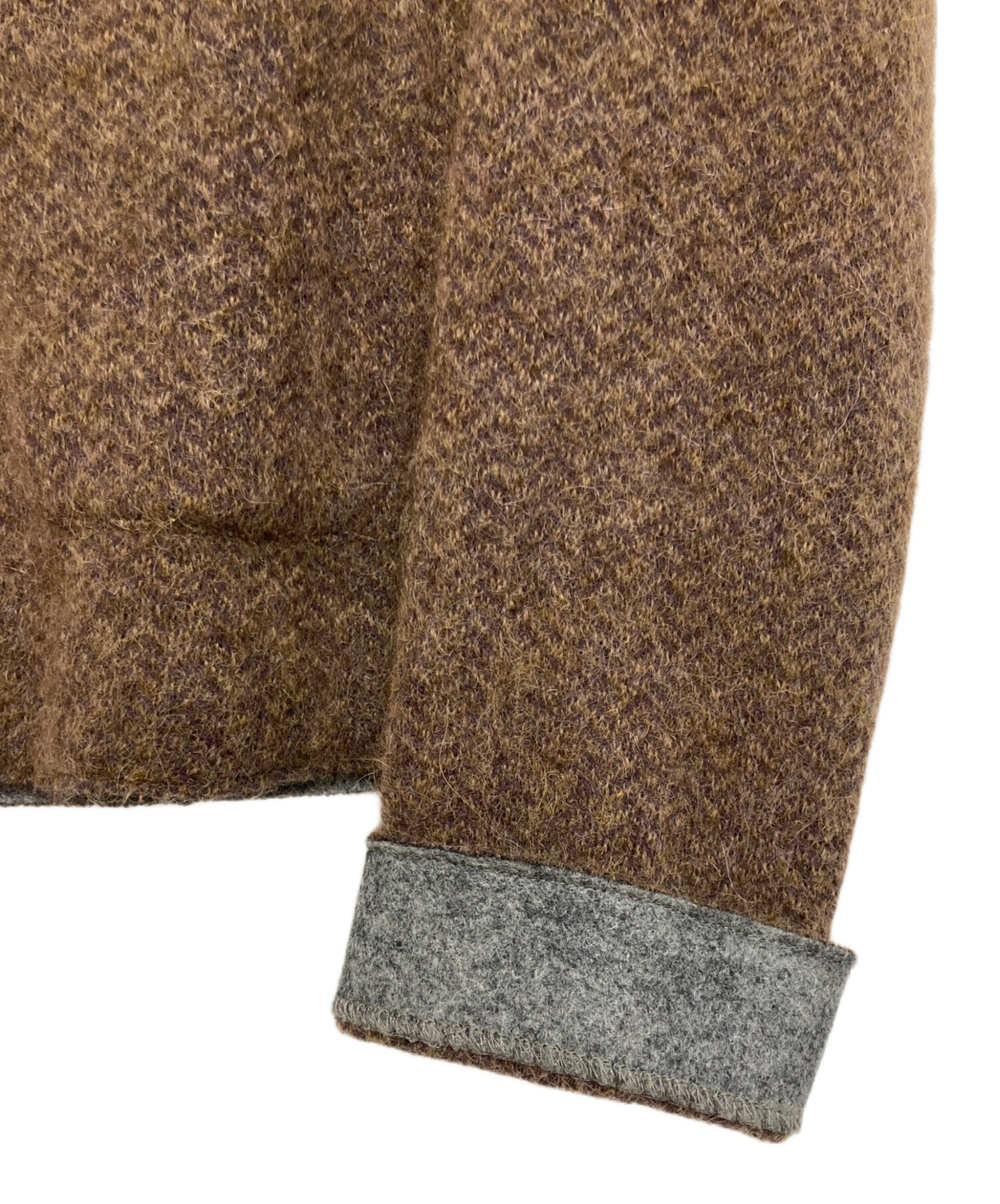 未使用 ファビアナフィリッピ フォックスファー モヘヤ シルク混 ロングコート 中古・古着通販】Fabiana Filippi (ファビアナフィリッピ) シルク混