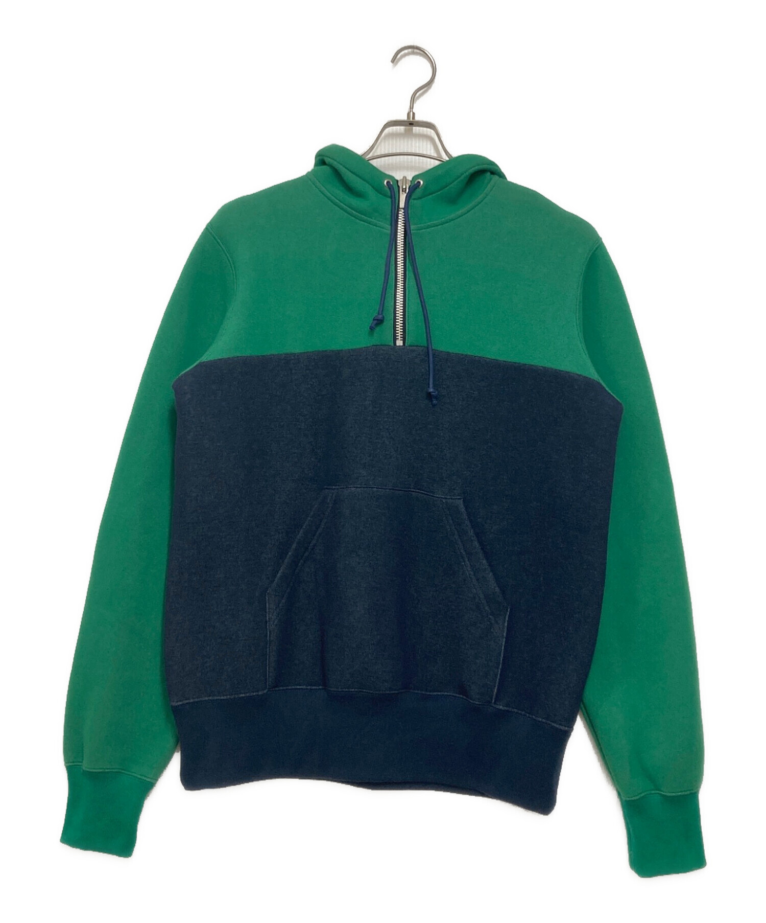 中古・古着通販】sacai (サカイ) バイカラー切替ハーフジップパーカー