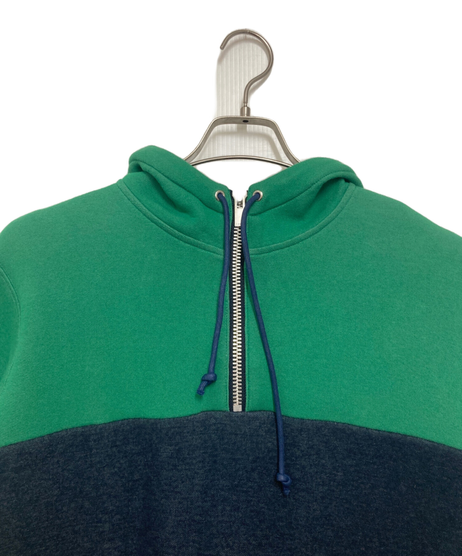 中古・古着通販】sacai (サカイ) バイカラー切替ハーフジップパーカー