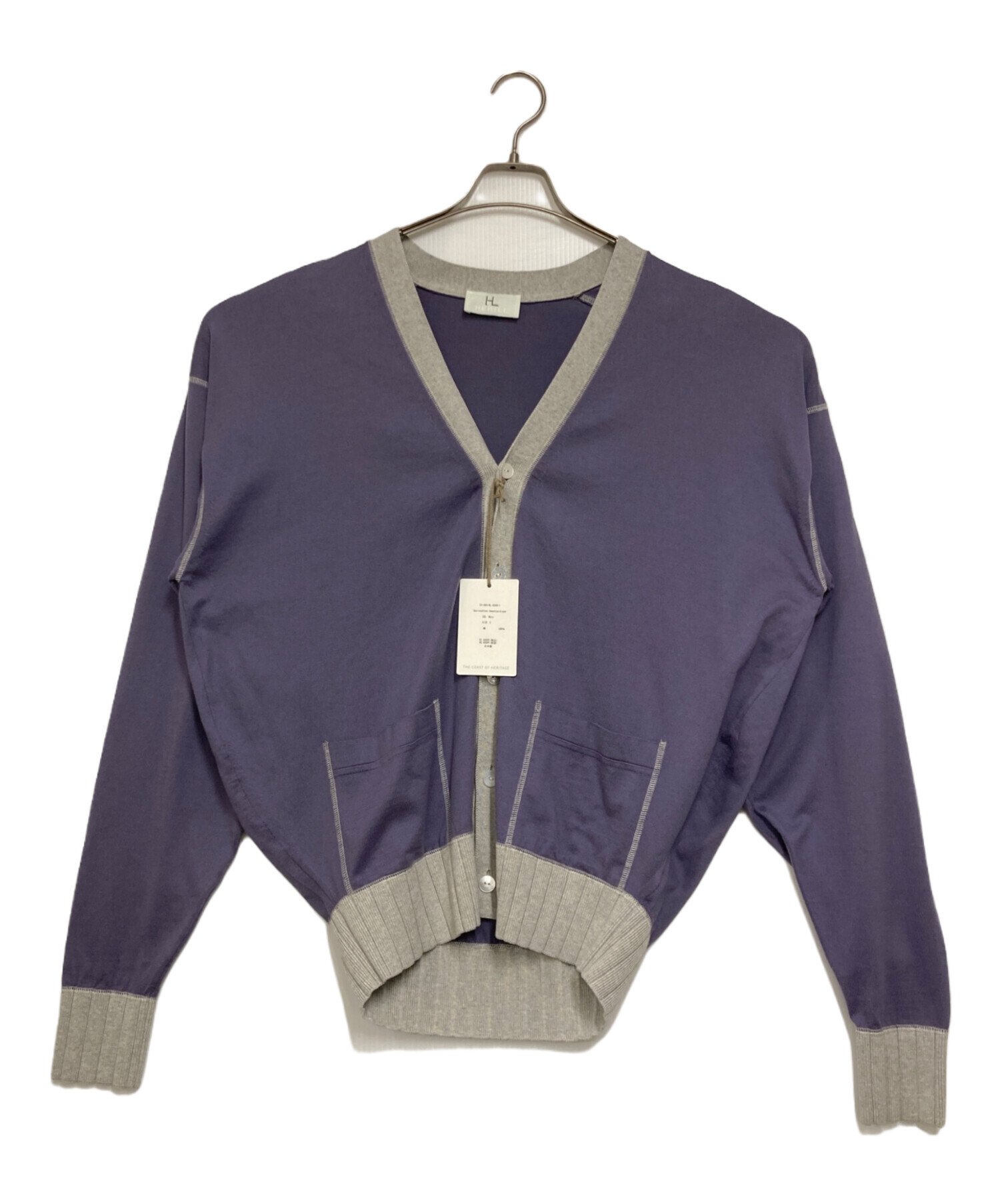 中古・古着通販】HERILL (ヘリル) Suvin cotton Sweat cardigan