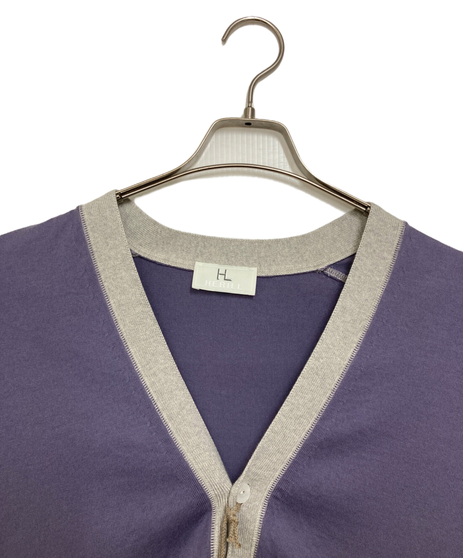 中古・古着通販】HERILL (ヘリル) Suvin cotton Sweat cardigan