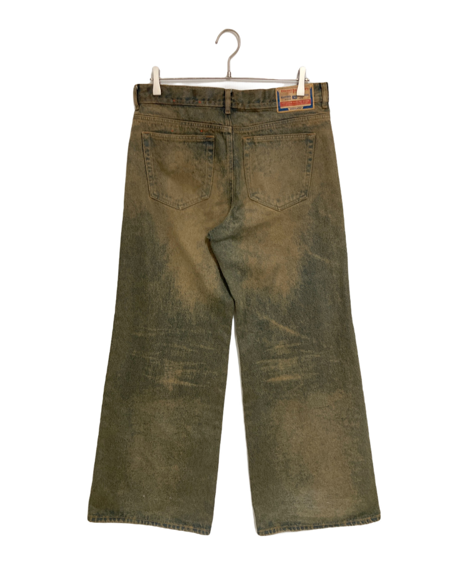 DIESEL ワイドパンツ 中古・古着通販】DIESEL (ディーゼル) ワイドデニムパンツ インディゴ