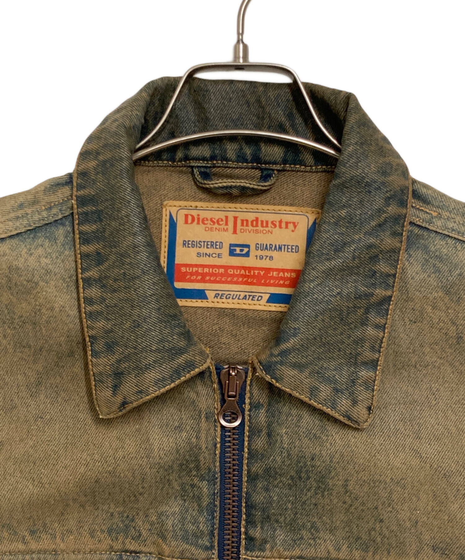 中古・古着通販】DIESEL (ディーゼル) ジップアップデニムジャケット