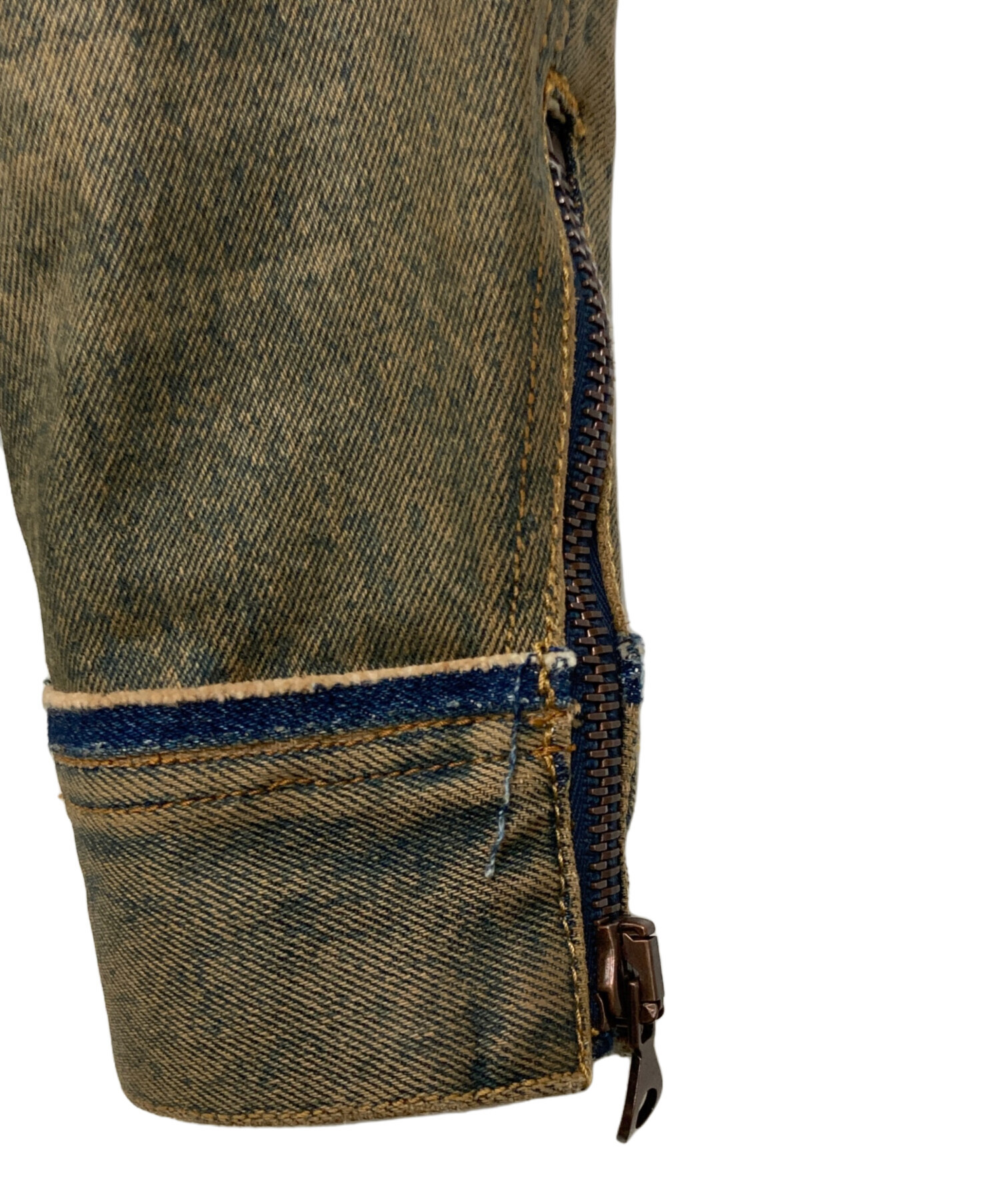 中古・古着通販】DIESEL (ディーゼル) ジップアップデニムジャケット