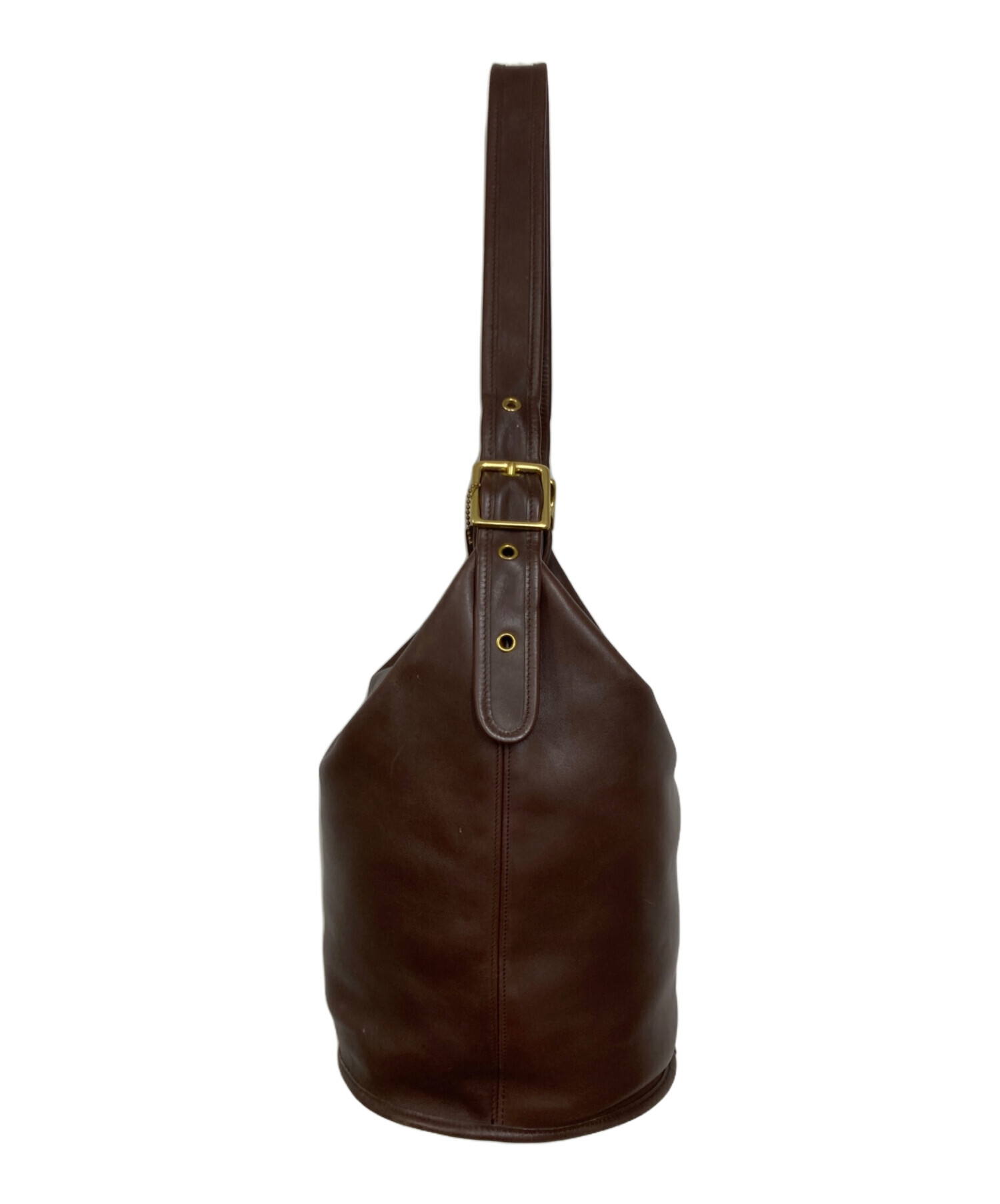 中古・古着通販】COACH (コーチ) バケツ型ショルダーバッグ ブラウン