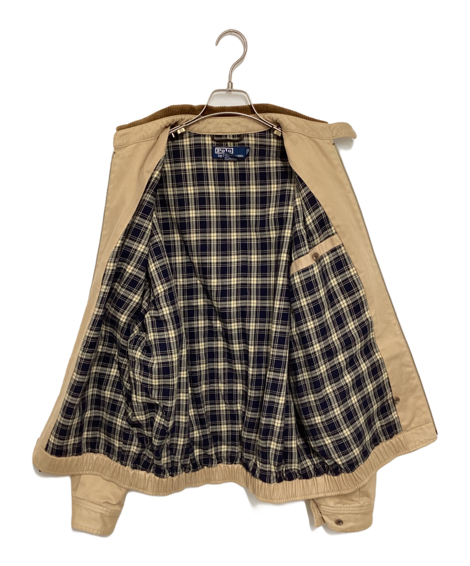 【未使用品】ポロラルフローレン スイングトップ ベージュ Mサイズ 中古・古着通販】POLO RALPH LAUREN (ポロ・ラルフローレン) スイング