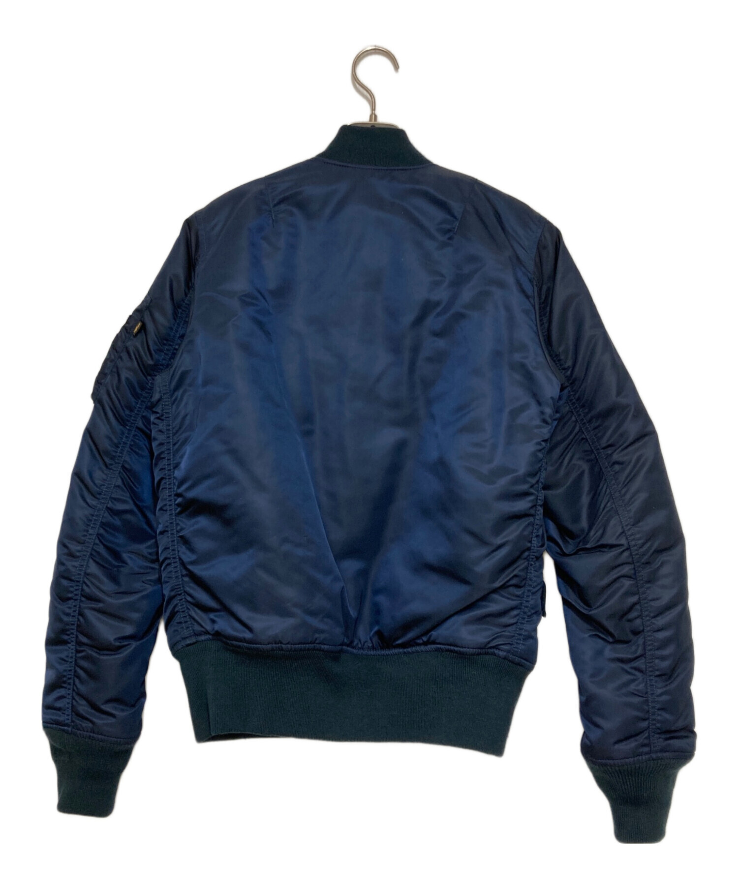 中古・古着通販】ALPHA (アルファ) MA-1ジャケット ネイビー サイズ:S