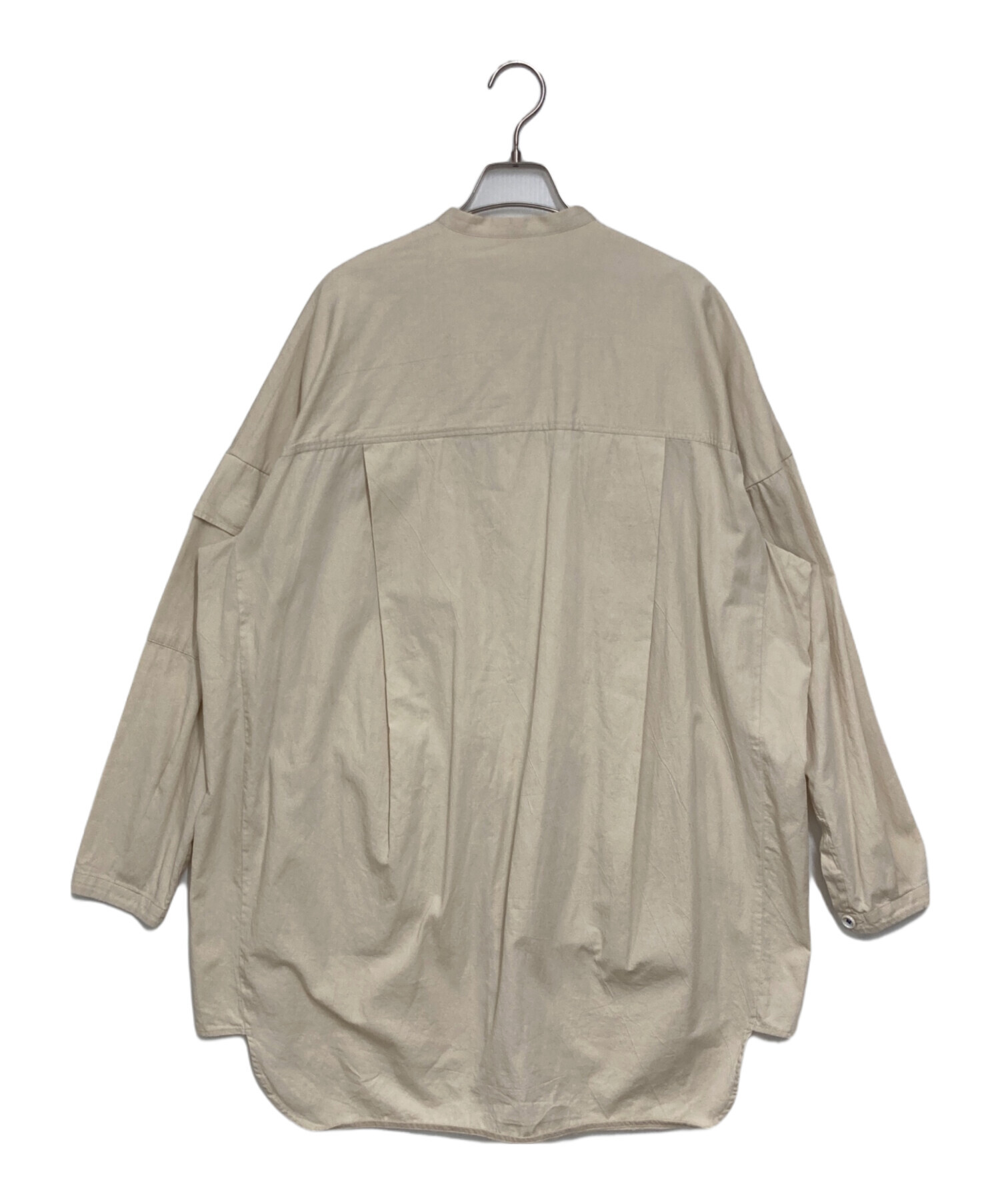 中古・古着通販】nagonstans (ナゴンスタンス) バンドカラーシャツ