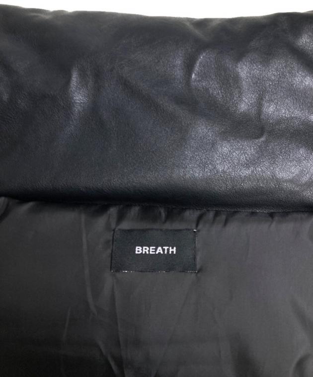 中古・古着通販】BREATH (ブレス) フェイクレザーダウンジャケット