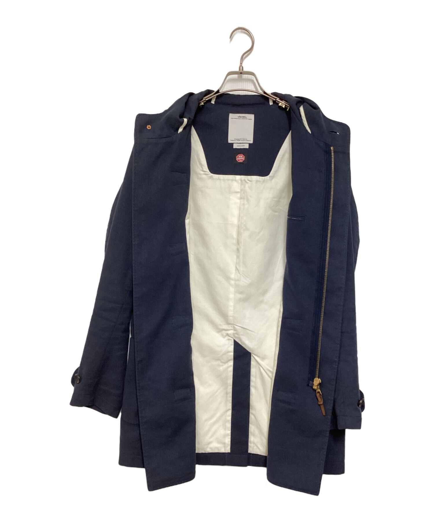 中古・古着通販】VISVIM (ビズビム) ショートダッフルコート ネイビー