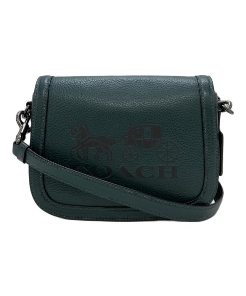 中古・古着通販】COACH (コーチ) ショルダーバッグ グリーン｜ブランド