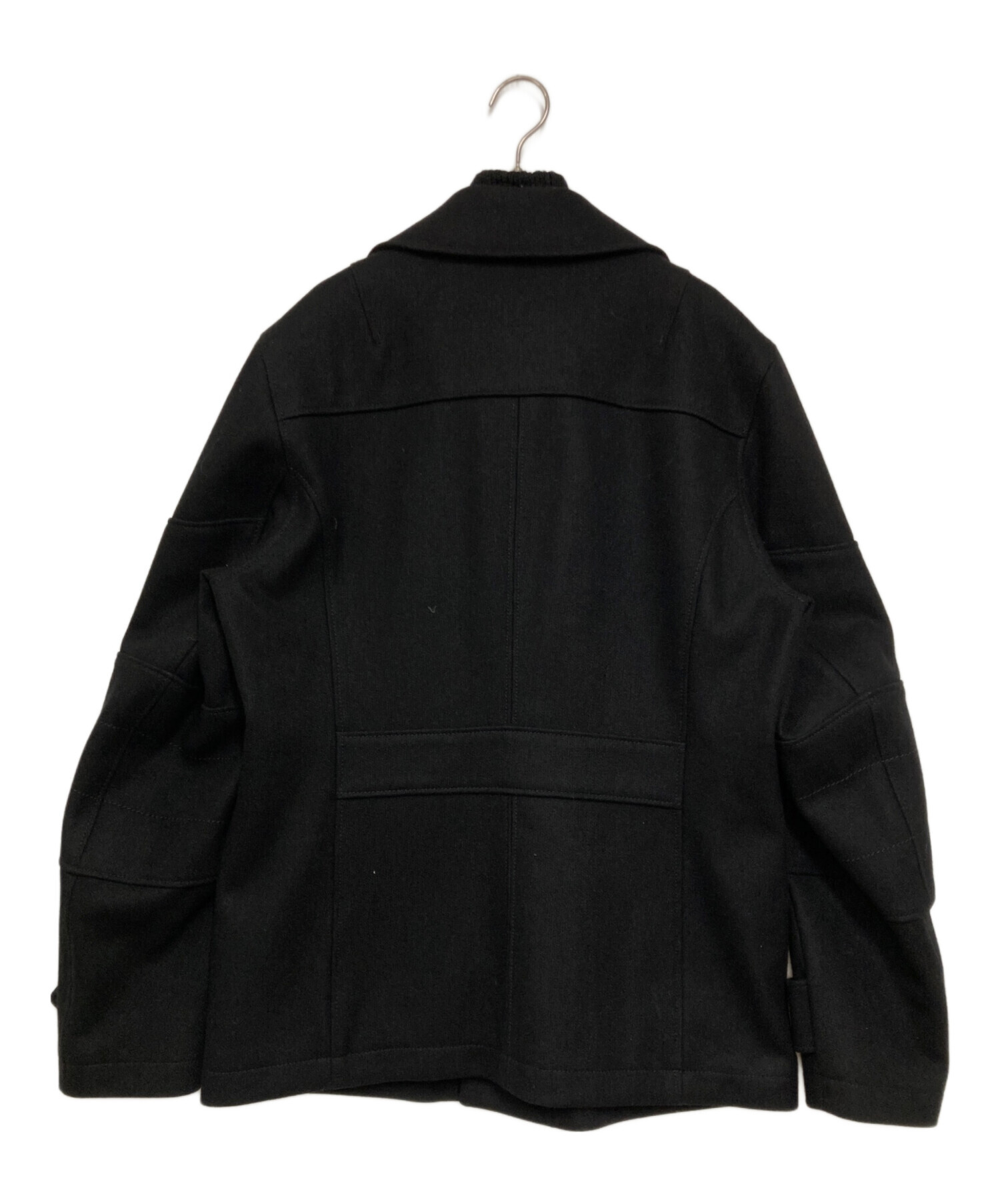 【sugar］Hugo Boss ウールブルゾンブラックＳ 中古・古着通販】BOSS HUGO BOSS (ボス ヒューゴボス) ウールコート