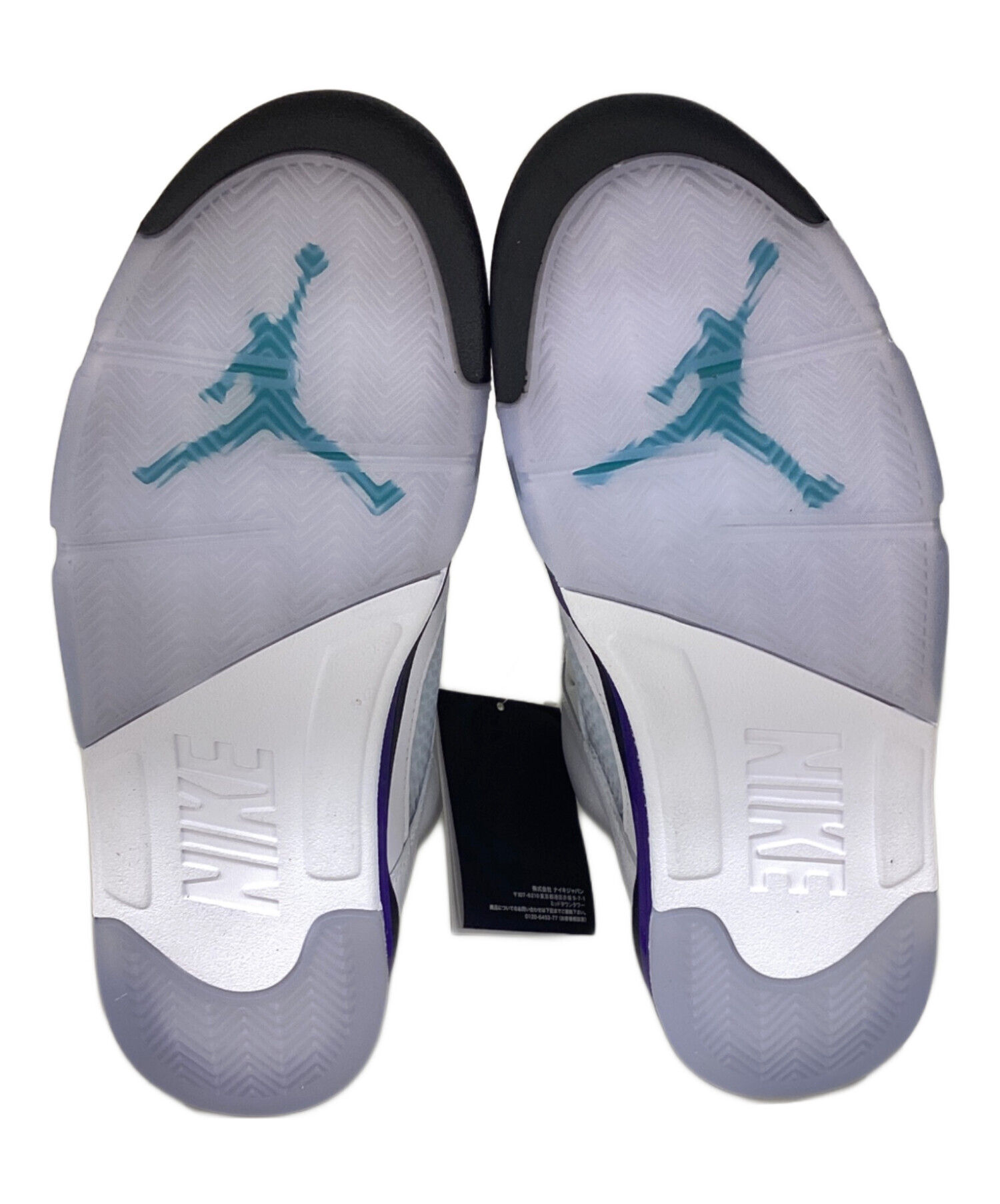 中古・古着通販】NIKE (ナイキ) AIR JORDAN5 ホワイト×パープル サイズ