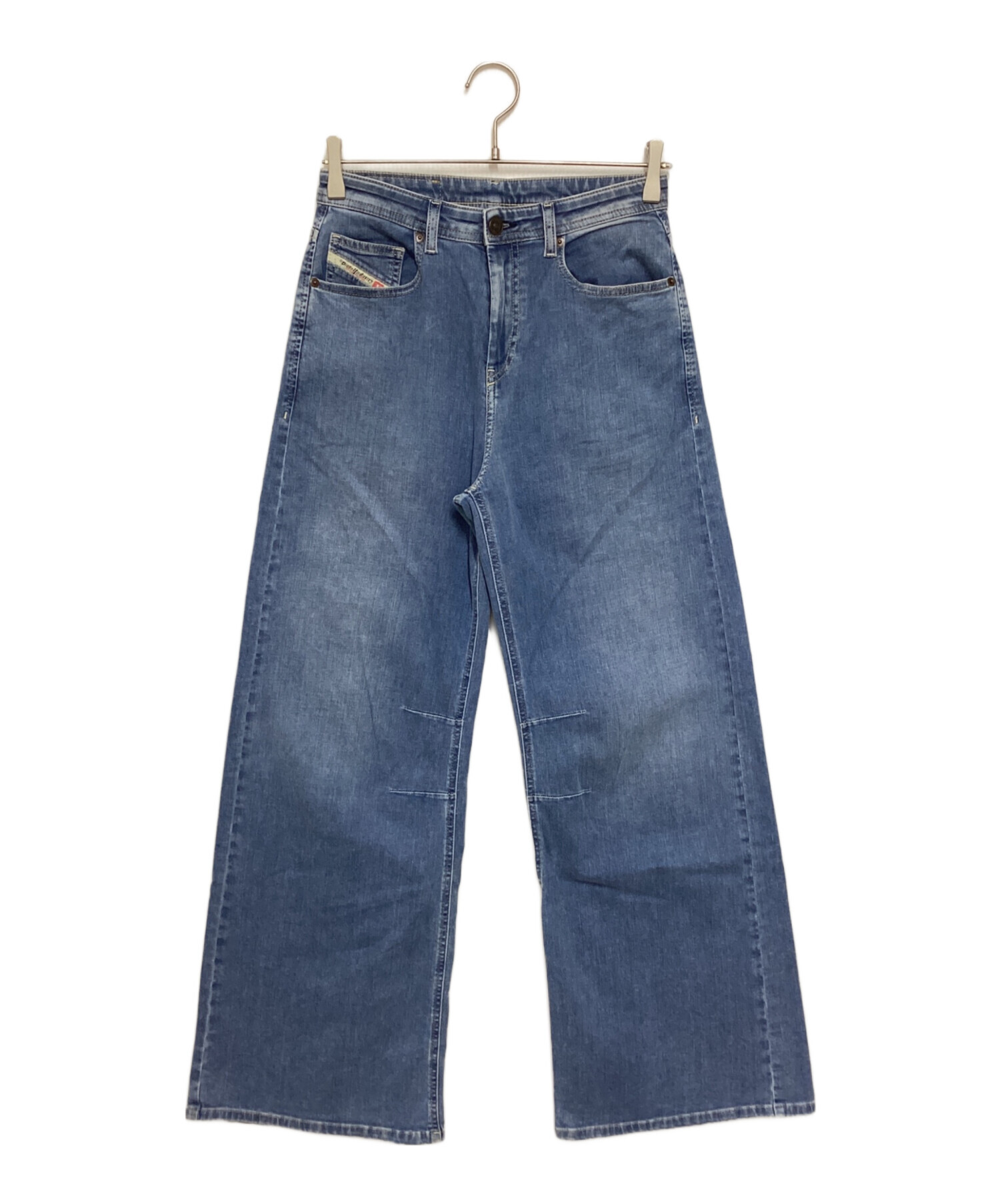 中古・古着通販】DIESEL (ディーゼル) ワイドフレアデニムパンツ