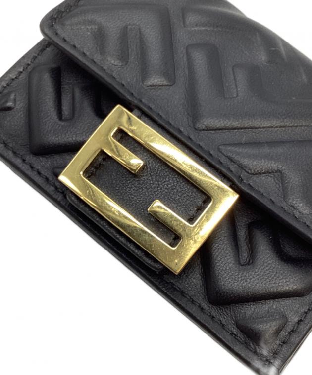 中古・古着通販】FENDI (フェンディ) 3つ折り財布/FFロゴマイクロ