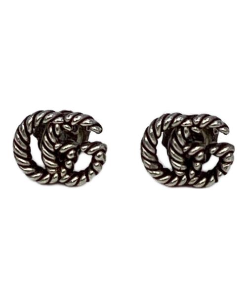 中古・古着通販】GUCCI (グッチ) インターロッキングGピアス シルバー