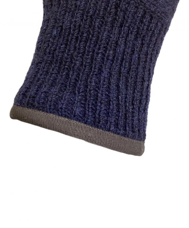 極美品✨️ sacai テーラードジャケット ニット ダブル ウール ネイビー 中古・古着通販】sacai (サカイ) パイピングニットテーラード